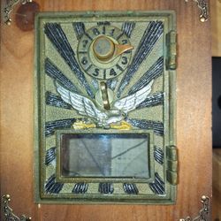 Vintage PO Box Bookend Or Tabletop Decor