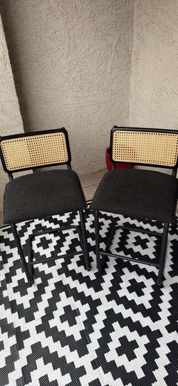 Black barstools