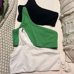 All in motion one shoulder bras