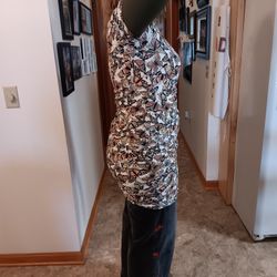 Butterfly Ribbed Dress