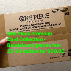 Up For Sale Brand New One Piece Premium Card Collection Bandai Fest 23-24 Edition