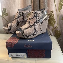 Carlos By Calos Santana Wedges Brand New 