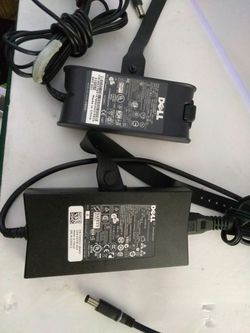 2 DELL LAPTOP CHARGERS AUTHENTIC. READ DETAILS