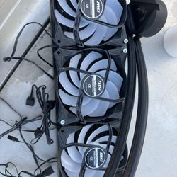 MSI MAG Liquid Cooler 360mm Radiator 3 RGB fans  100?$$ Or Best Offer 