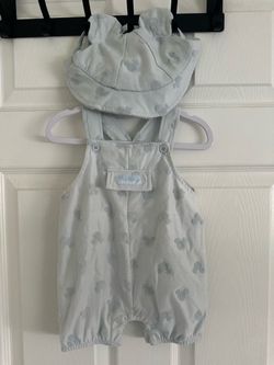 Mickey Mouse Baby Romper and Hat Set