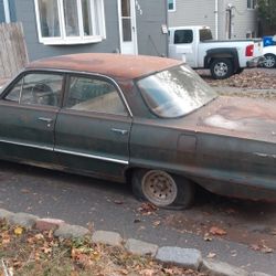 1963 Chevrolet Bel Air, straight 6 cylinder, two speed powerglide automatic transmission, original