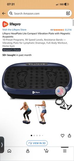 Brand new in a box LifePro vibration plate