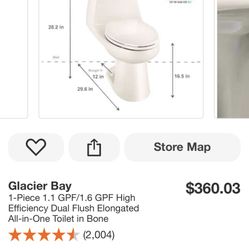 Glacier Bay Toilet 