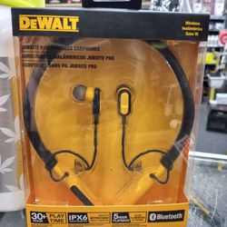 DEWALT JOBSITE PRO WIRELESS EARPHONES BLUETOOTH 