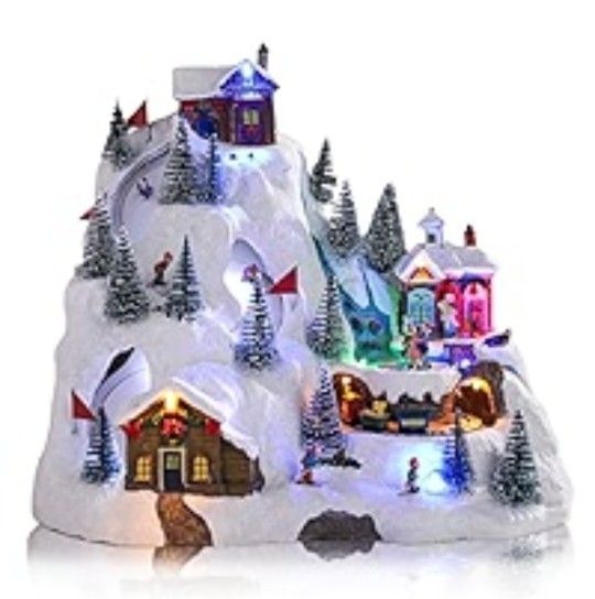 Konstsmide 3403-000 Christmas Lights “Ski Mountain” LED Christmas Scene / Fifteen LEDs 31cm Wide 27.5cm High 27.5 x 31 cm, White
$170.99