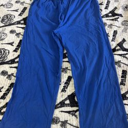 Andrew Scott Loungewear Men's Pajama Pants, Size L, 100% Cotton, Elastic Waist