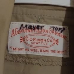 CC Filson Travel Vest Khaki USA Men's Size Large $50.00