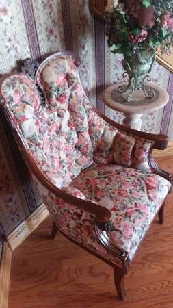 Victorian parlor chairs