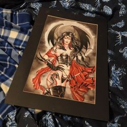 Nene Thomas  Dark Guardian Print