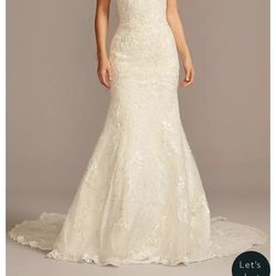 Oleg Cassini Size 14 Wedding Dress 