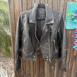 Motorcycle pleather jacket