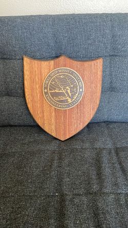Presentation Plaque on Wood
