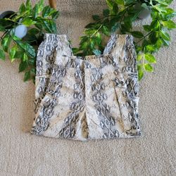 Snake Print Baggy Cargo Joggers (S)