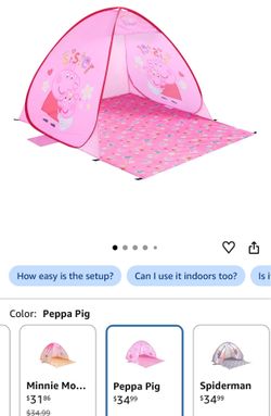 Hanford, Peppa Pig beach pop-up tent used once - perfect condition $15