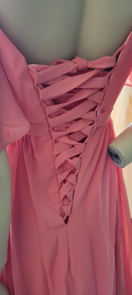 Chiffon Flowy Bridesmaid Dress Size Small