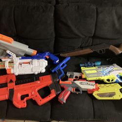 Nerf Guns And Gel blasters