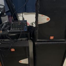 JBL JRX 100 SPEAKERS