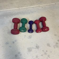Neoprene Dumbbell Set – 2lb 3lb 4lb 5lb (Pair of 5s)