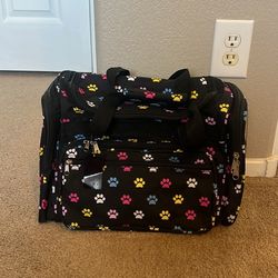 Black Paw Print Bag