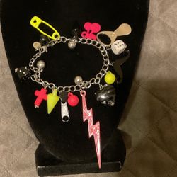 SilverTone Charm Bracelet,by Claire’s 