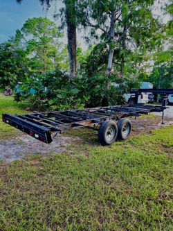 Flatbed Trailer 29ft X 8ft Gooseneck Trailer