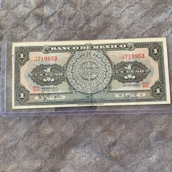 Coleccionable 1 Peso Mexicano 