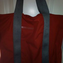 Prada Sports Bag, Luna Rossa Line..Red Nylon.. Vintage 1989