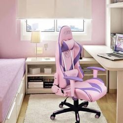 Pink/purple gaming / Office Desk & Chair 