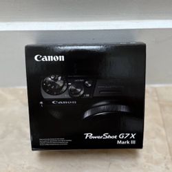 Canon Powershot G7x Mark iii - BRAND NEW