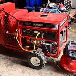 BEAUTIFUL KEY START GENERATOR WITH CRAFTSMAN COMPRESSOR 