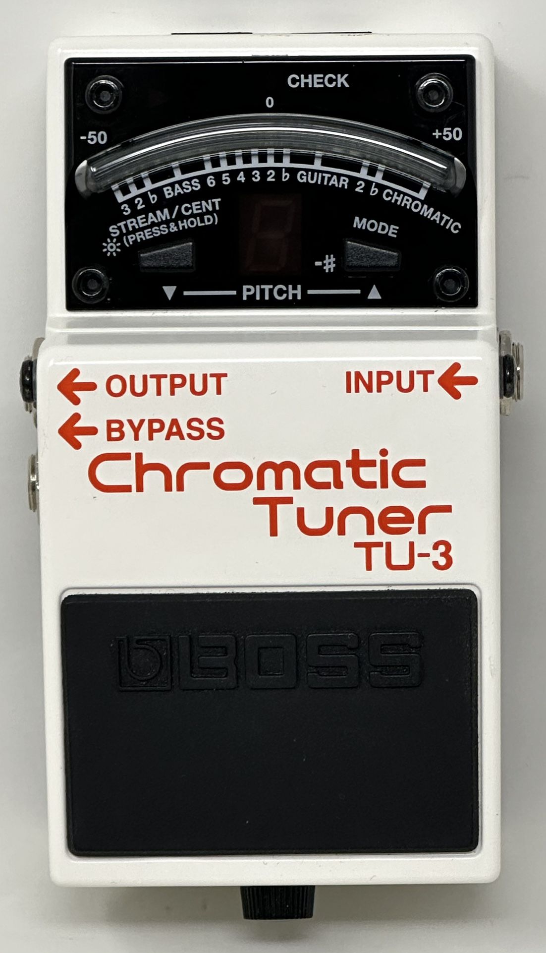 Boss TU-3 Chromatic Tuner Pedal with Bypass