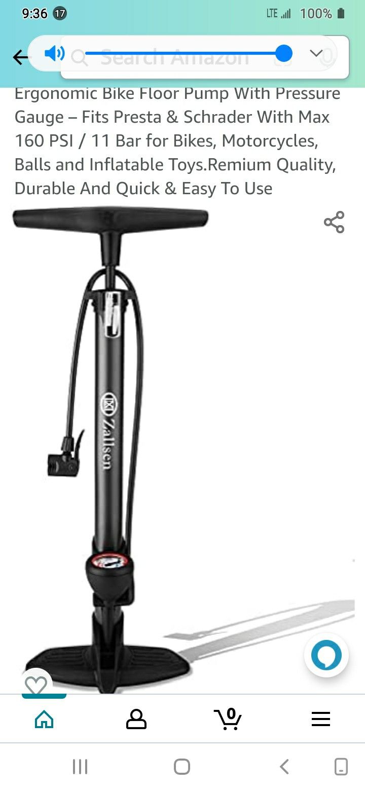 Bike Pump/ Zalsen NEW