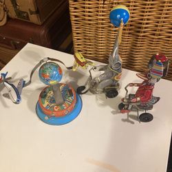 Old Metal Wind Up Toys The Price Is Each
