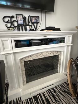 White Electric Chimney heater!