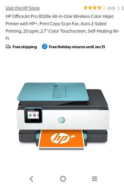 Hp 3 In 1 Wireless Printer Copy And Fax