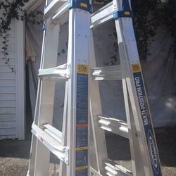 Werner 26' aluminum telescoping type 1A multi  position ladder