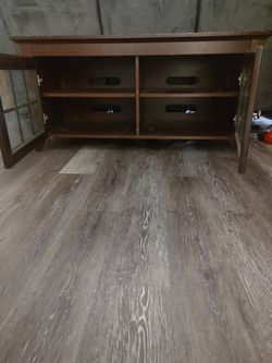 Wooden Entertainment Center/Cabinets