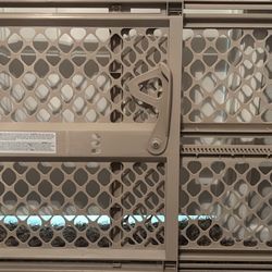 Expandable Tan Baby Gate