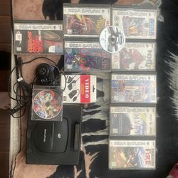 Sega Saturn console games bundle