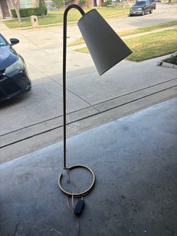 Modern Floor Lamp with Angled Shade