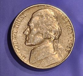 1963 DOUBLE ERROR DIE STRIKE NICKEL RARE! VG FRONT/BACK CLEAN PIECE TO HAVE