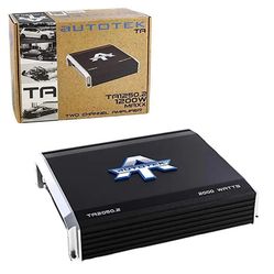Amplifier TA2050.2 TA Series 2 Channel Car Audio Amplifier (Black) – Class A/B Amp, 2000 W