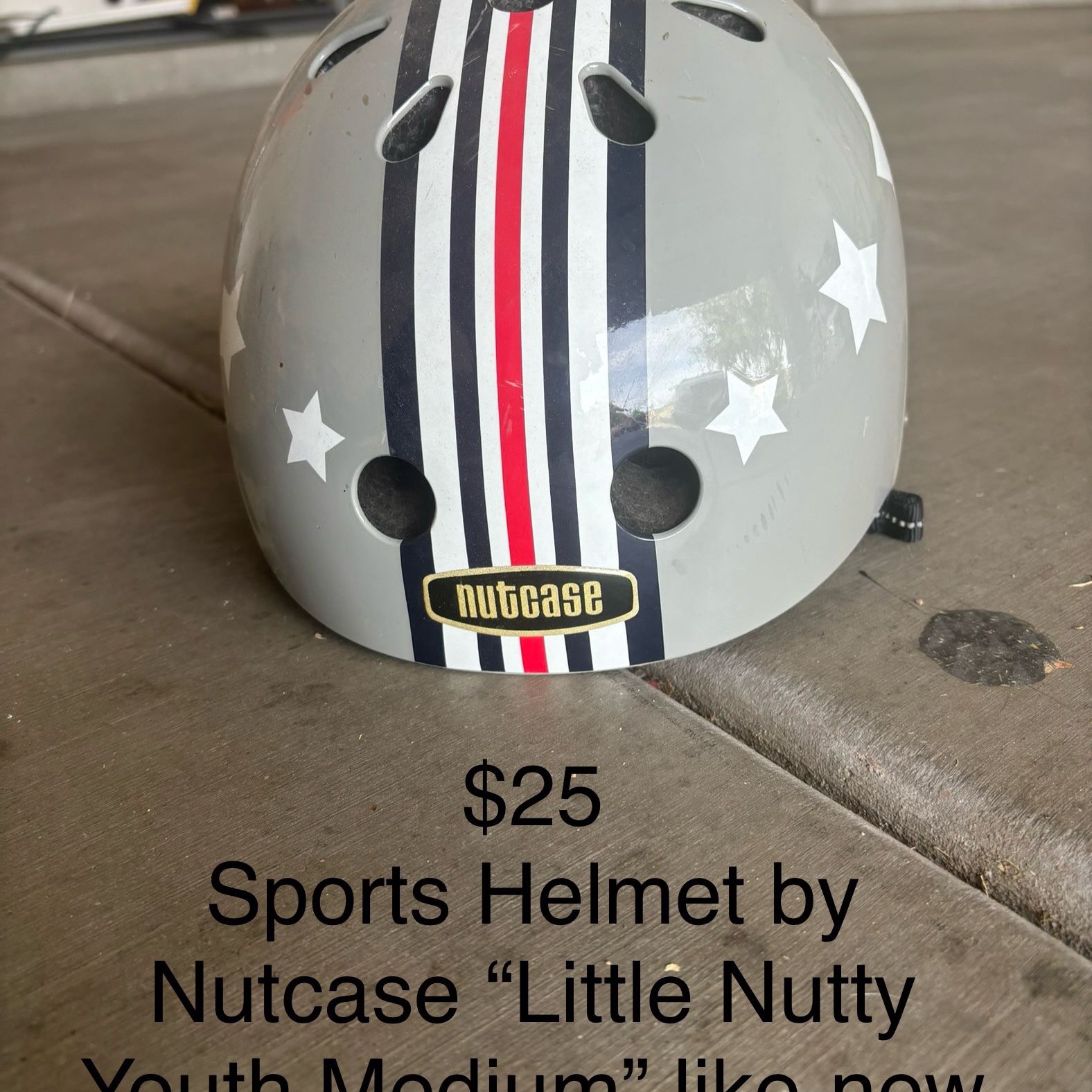 $25 Like-new Little Nutty Youth helmet by Nutcase