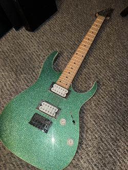 Ibanez RG421MSP Electric Guitar - Turquoise Sparkle - Plays Great