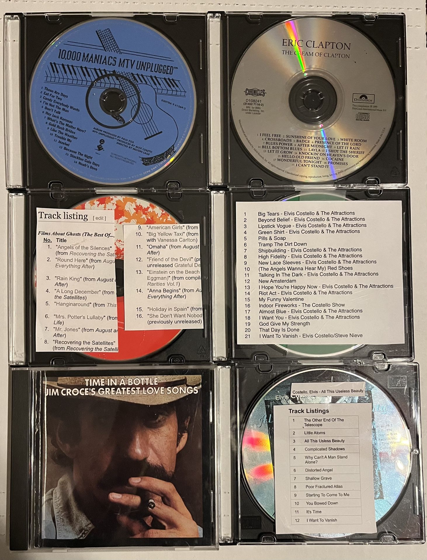 Assorted CD’s $1.50 Ea